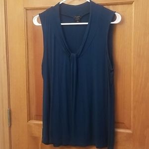 Ann Taylor sleeveless turquoise blue top